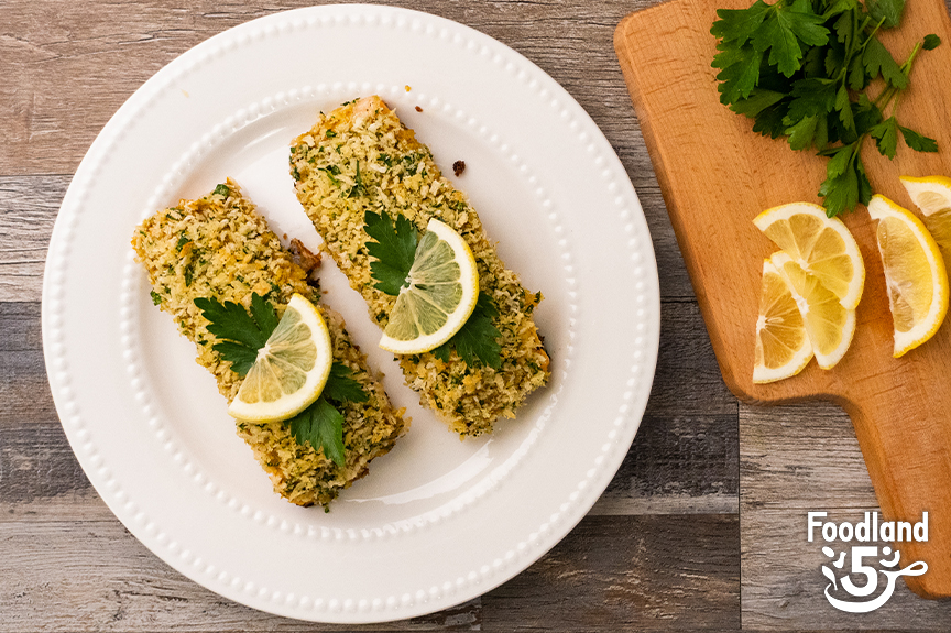 Panko Crusted Salmon